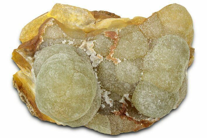 Botryoidal Yellow-Green Fluorite Formation - Fluorescent! #326516